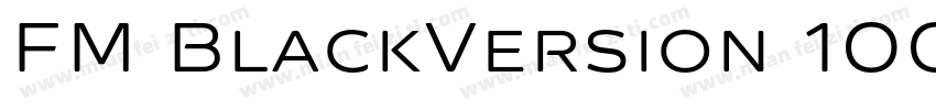 FM BlackVersion 100字体转换